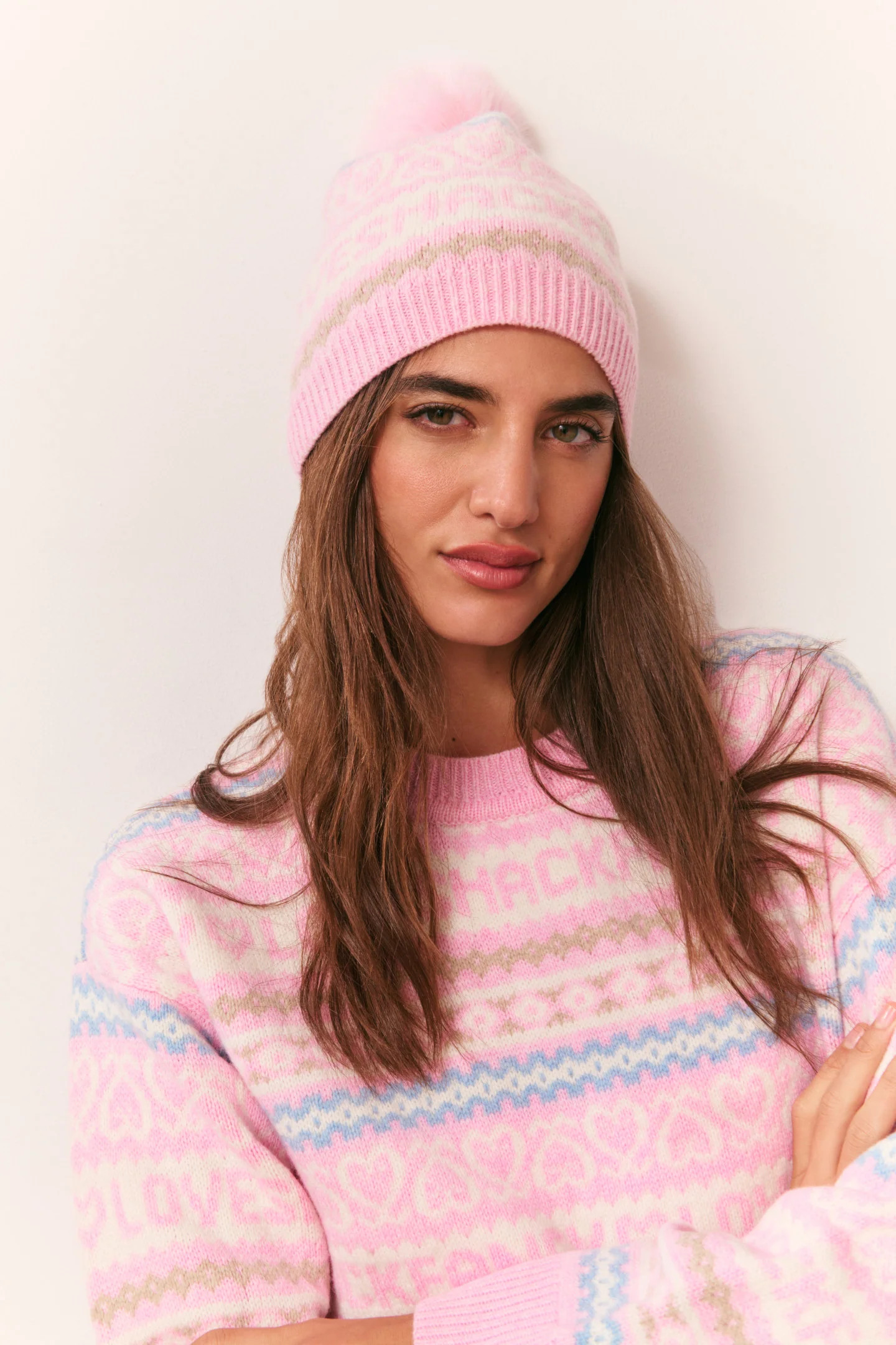 Sanibel Wool Fair Isle Beanie | LoveShackFancy