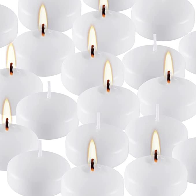 Amazon.com: Large Floating Candles 3 Inch Bulk Pack for Events Floating Candles for Weddings, Spa... | Amazon (US)