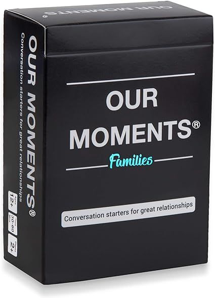 OUR MOMENTS Families: 100 Thought Provoking Conversation Starters for Great Parent-Child Relation... | Amazon (US)