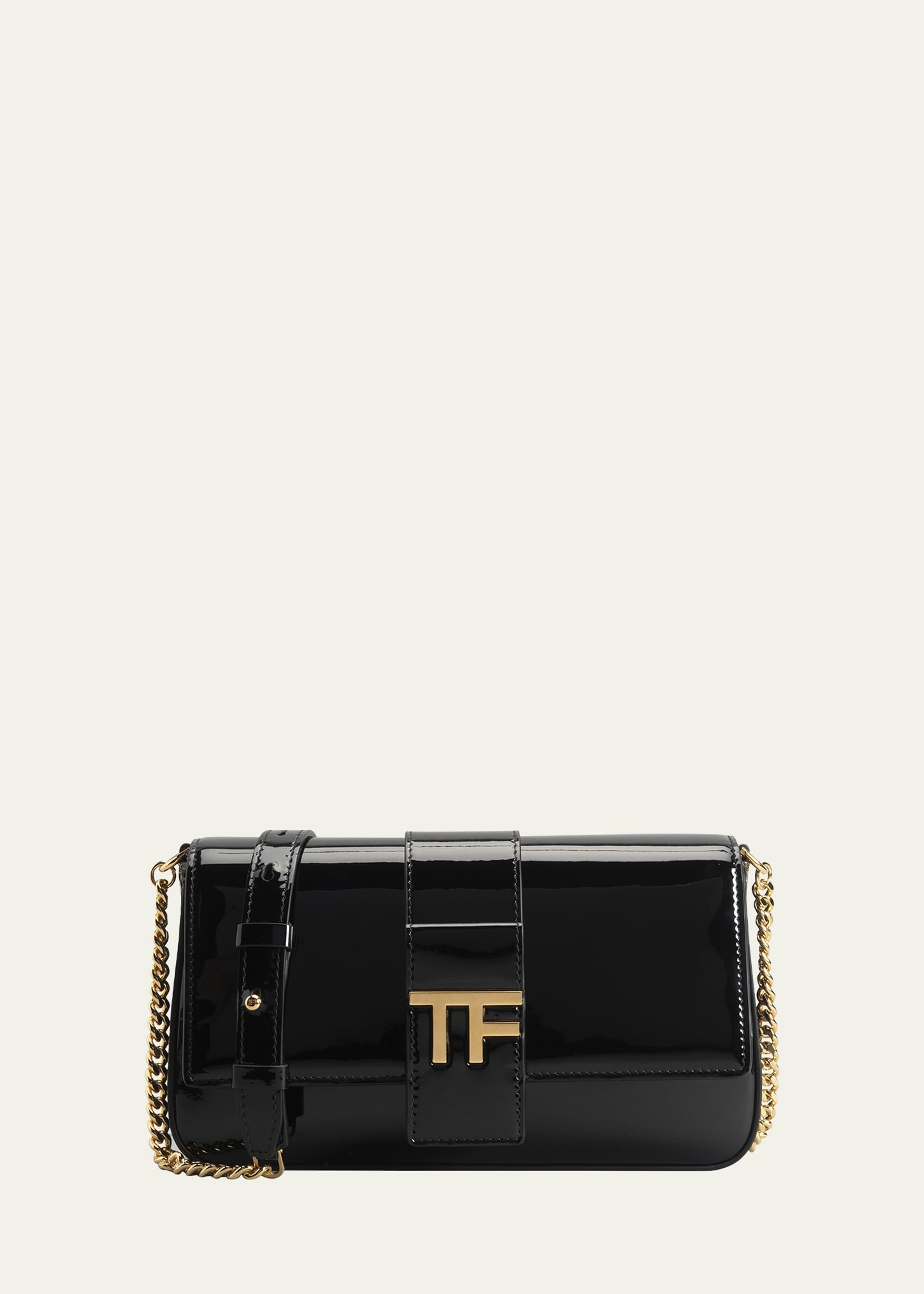 TOM FORD TF Patent Leather Chain Shoulder Bag | Bergdorf Goodman