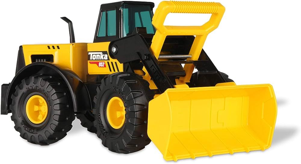 Tonka Steel Classics, Classic Front Loader– Made with Steel & Sturdy Plastic, Yellow Friction P... | Amazon (US)