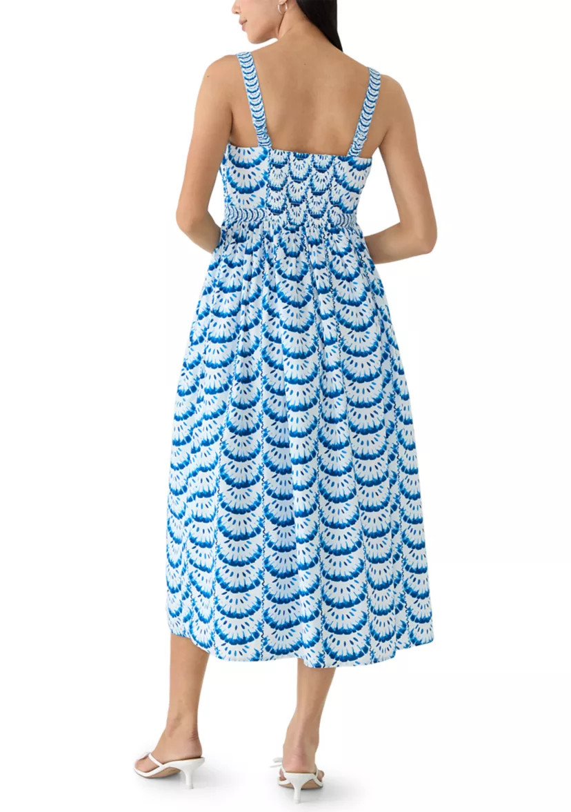 Petite Sleeveless Printed Midi Dress | Belk