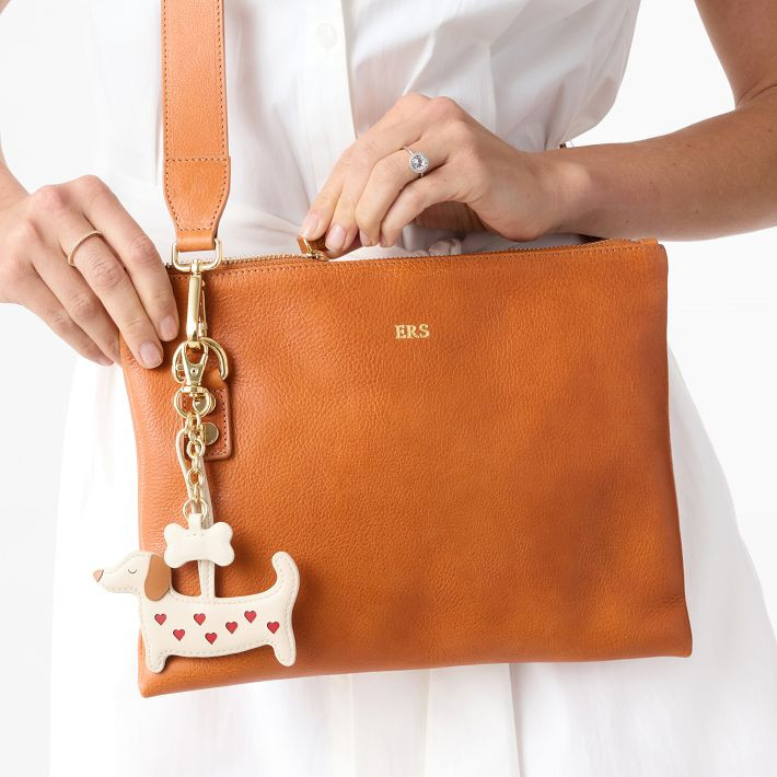 Heart Dachshund Bag Charm | Mark and Graham