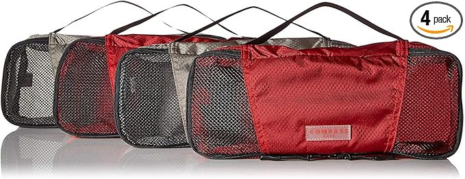 Slim Packing Cubes with Unique Number AND Color Coded Organization System for Carryon Women Kids ... | Amazon (US)