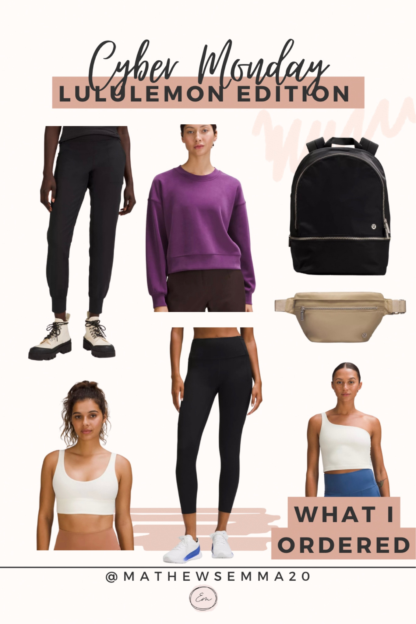 My absolute favorite picks from the Lululemon Cyber Monday sale. 

Athleisure
Loungewear
Athletic clothing
Leggings
Belt bag
Backpack
Sports bra
Tank
Align
Softstreme
Crewneck

#LTKsalealert #LTKGiftGuide #LTKCyberWeek