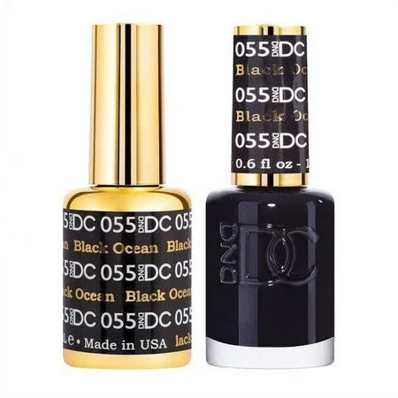 DND DC 055 Black Ocean Gel & Matching Polish Set - DND DC Gel & Lacquer | Walmart (US)