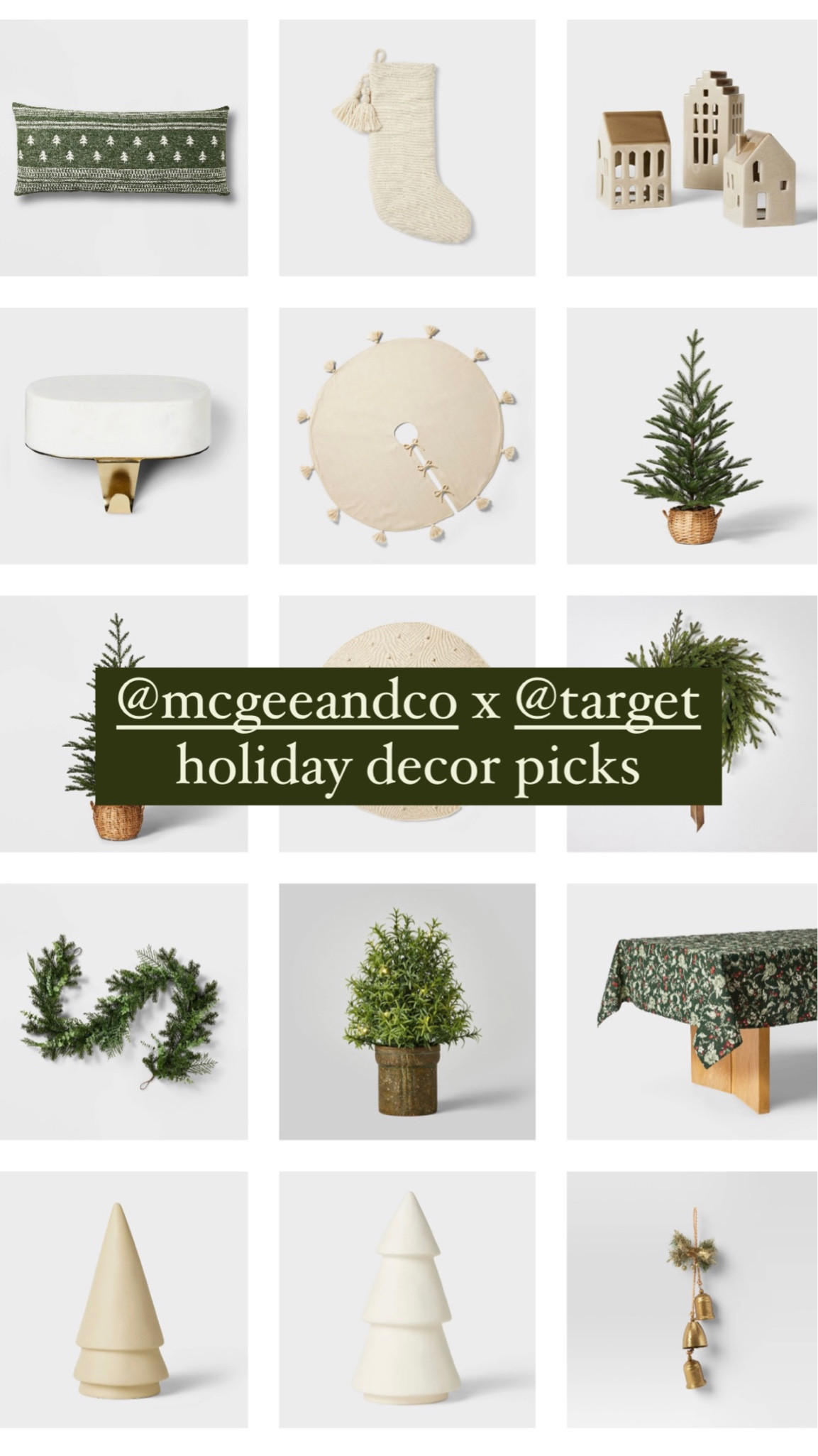 Our Studio Mcgee x Target Holiday Decor Picks 

#LTKhome #LTKHoliday #LTKSeasonal
