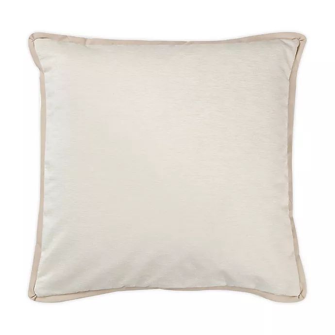 Wamsutta® Panne Square Throw Pillow in Coconut Milk | Bed Bath & Beyond