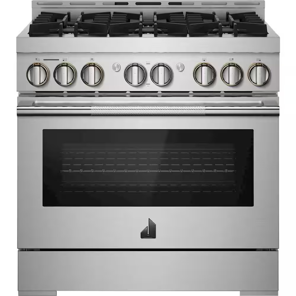 JennAir RISE 5.1 Cu. Ft. Self-Cleaning Freestanding Gas Convection Range Stainless steel JGRP436H... | Best Buy U.S.