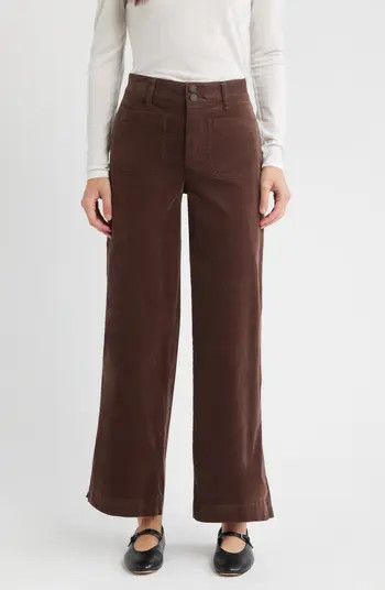 Emma 'Ab'Solution Wide Leg Corduroy Pants | Nordstrom