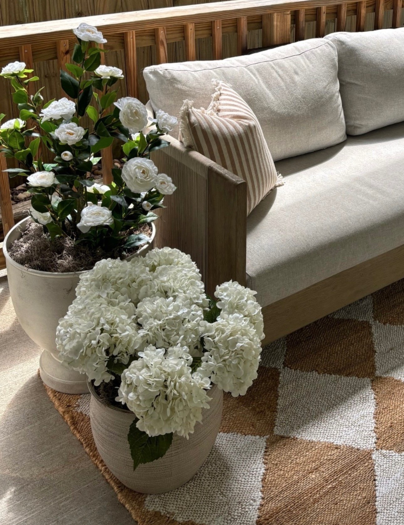 Faux amazon hydrangeas and planters! Love these so much on my back porch 🤍

#LTKFindsUnder50 #LTKHome #LTKFindsUnder100