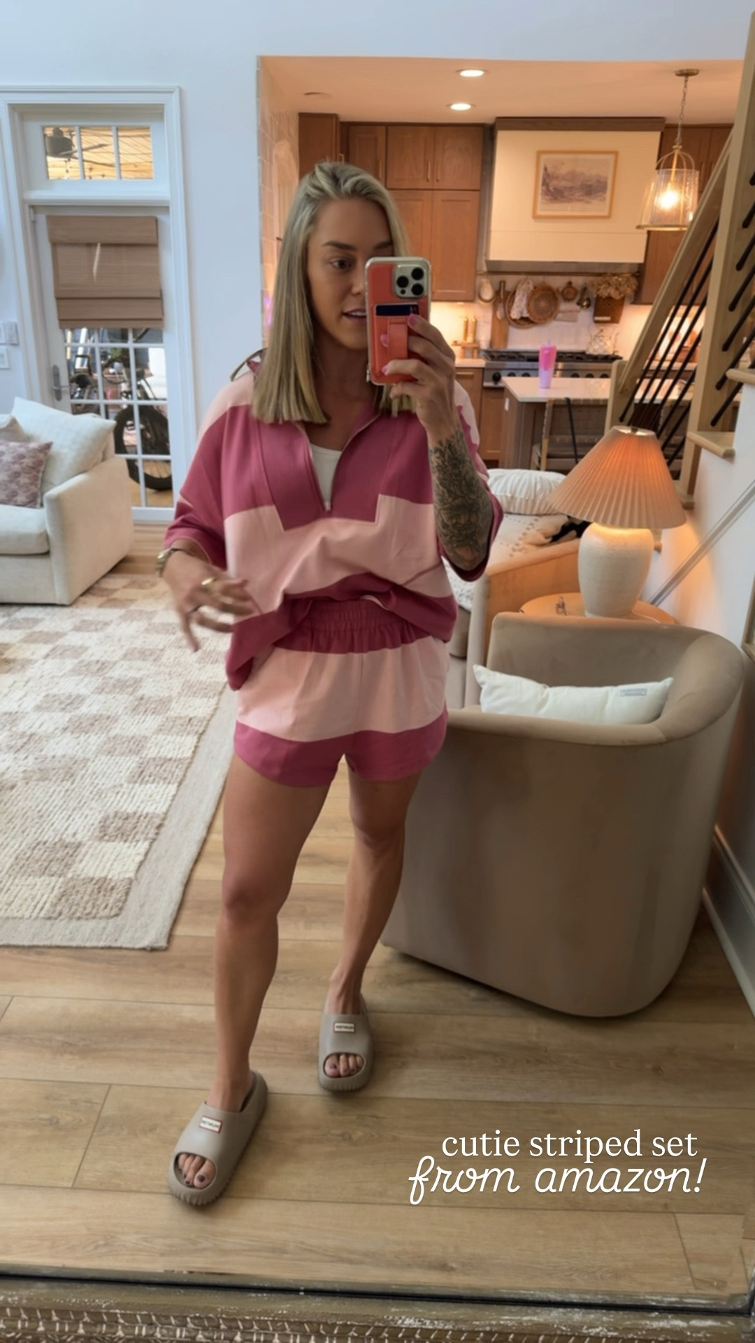 Cutie striped Amazon set — TONS of colors 🙌🏼🌼 in the small! 

Ootd / Amazon fashion / cute / casual / comfy / Holley Gabrielle 

#LTKSeasonal #LTKFindsUnder100 #LTKStyleTip