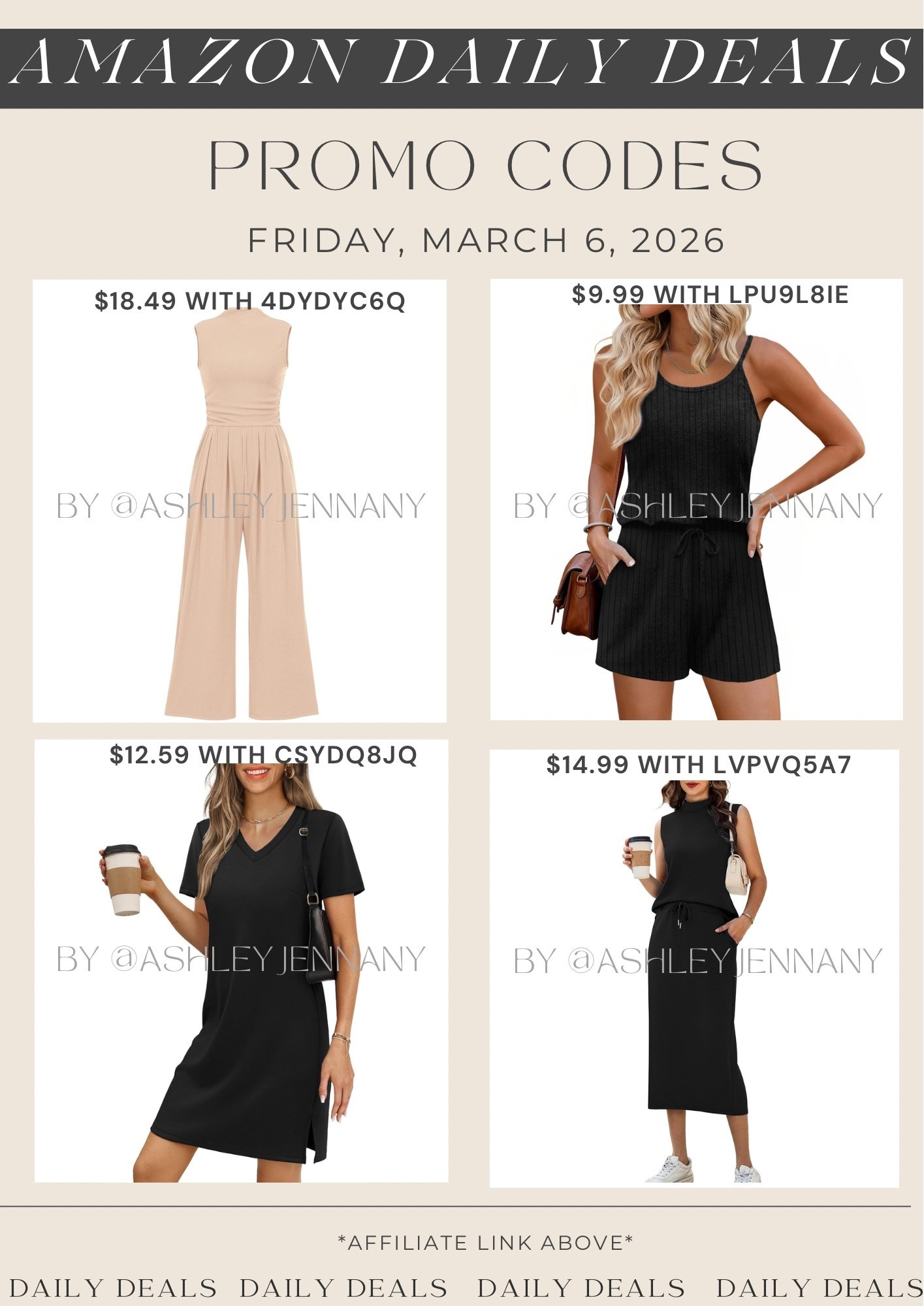 Amazon deals on jumpsuits, romper, spring dresses and 2 piece sets 

#LTKMidsize #LTKSeasonal #LTKSaleAlert