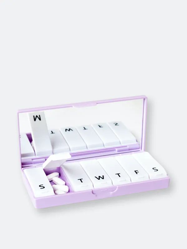 Port and Polish Limited Edition Lilac Pill Box - Purple | Verishop