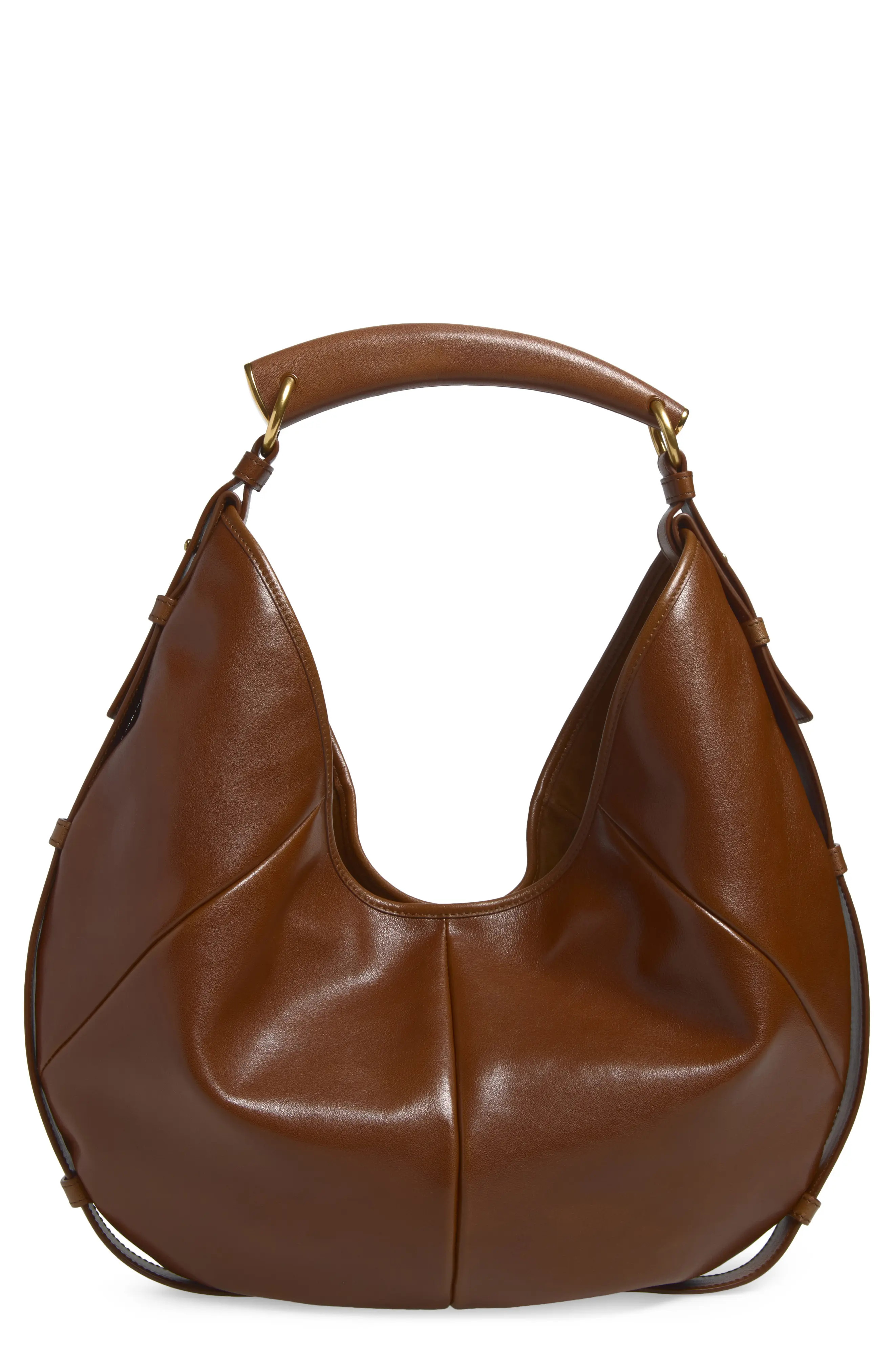 Saint Laurent Medium Mombasa Leather Hobo Bag (Women) | Nordstrom | Nordstrom