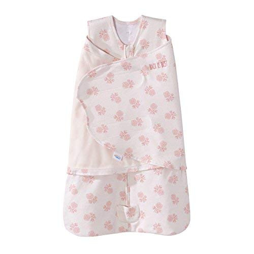 HALO Sleepsack Swaddle Cotton Watercolor Rose Toss Blush, Size SM | Amazon (US)