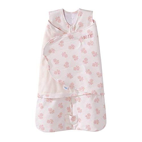 HALO 100% Cotton Sleepsack Swaddle, 3-Way Adjustable Wearable Blanket, TOG 1.5, Watercolor Rose Toss | Amazon (US)