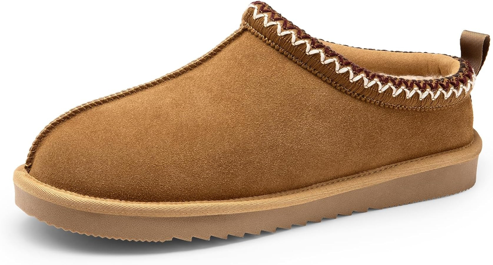 DREAM PAIRS Men's Fuzzy Cozy Slippers Genuine Suede Indoor Outdoor Home Comfy Winter Cute Warm Me... | Amazon (US)