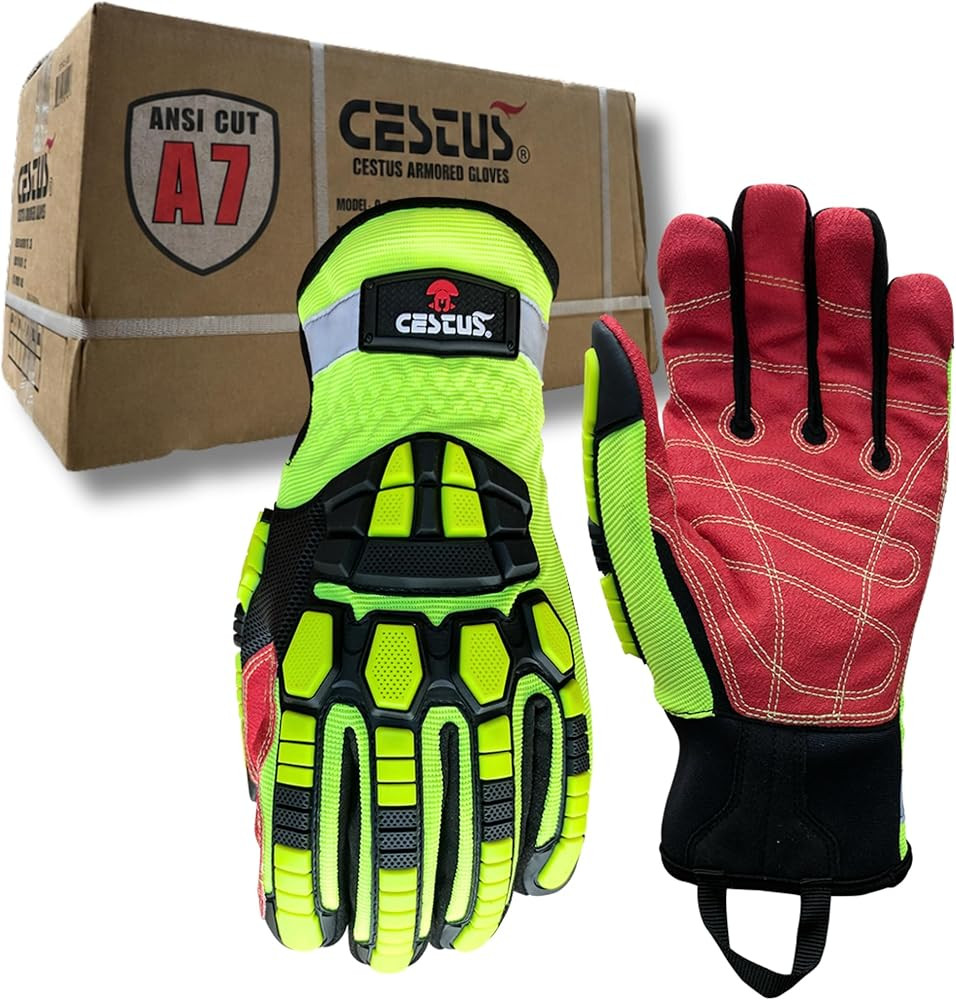 3207, Impact Gloves, Coarse Grit Palm, ANSI Cut A7 (1,3,10,50 Pairs) | Amazon (US)