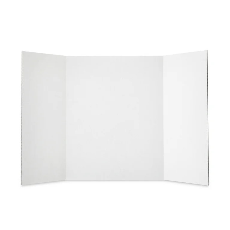 Pen+Gear White Tri-Fold Corrugated Project Board, 14" x 22" | Walmart (US)