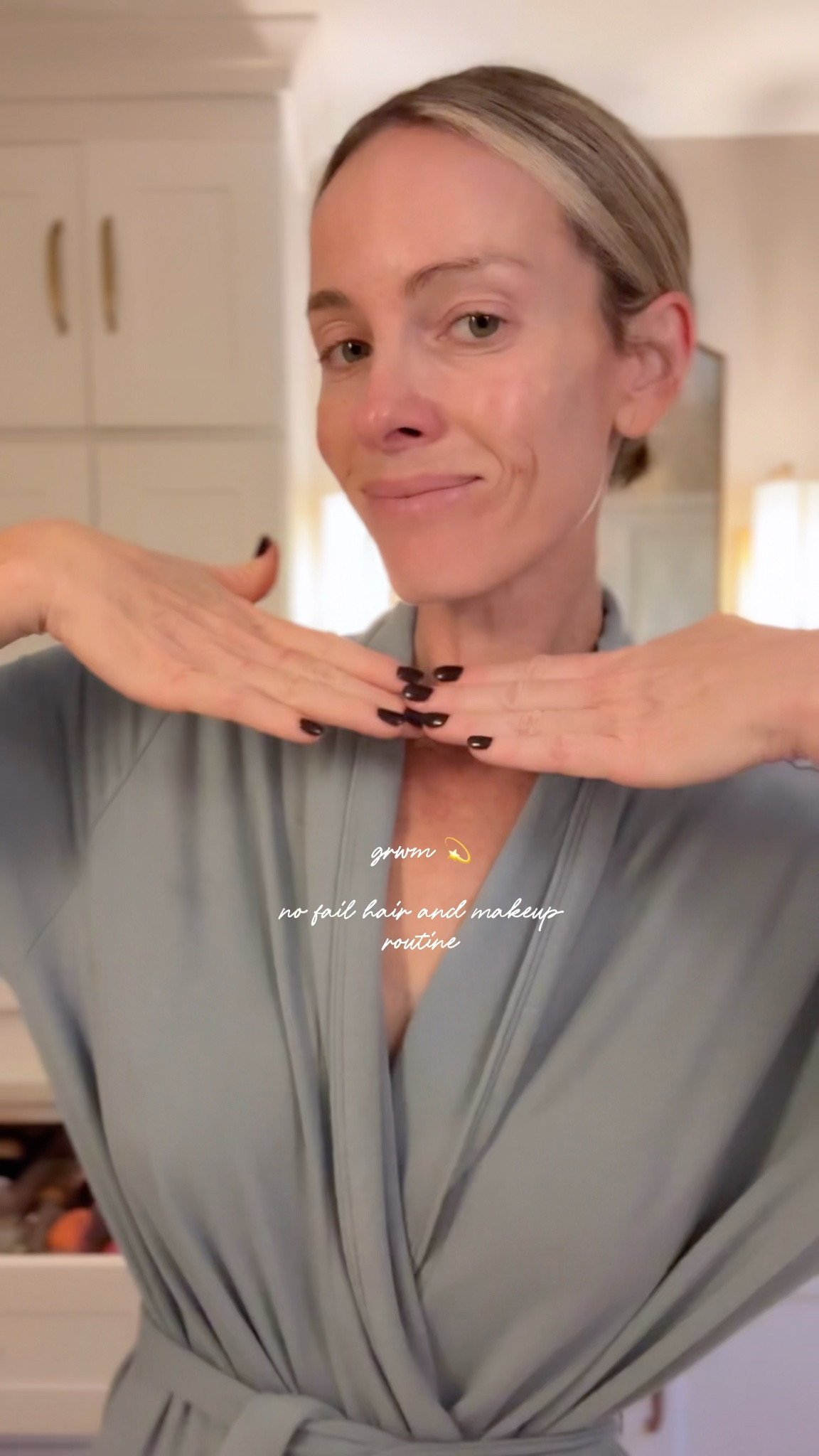 My everyday makeup / hair! Truly takes no time. 