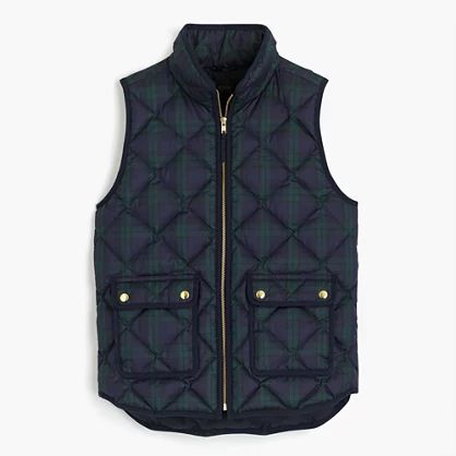 Black Watch excursion quilted vest | J.Crew US