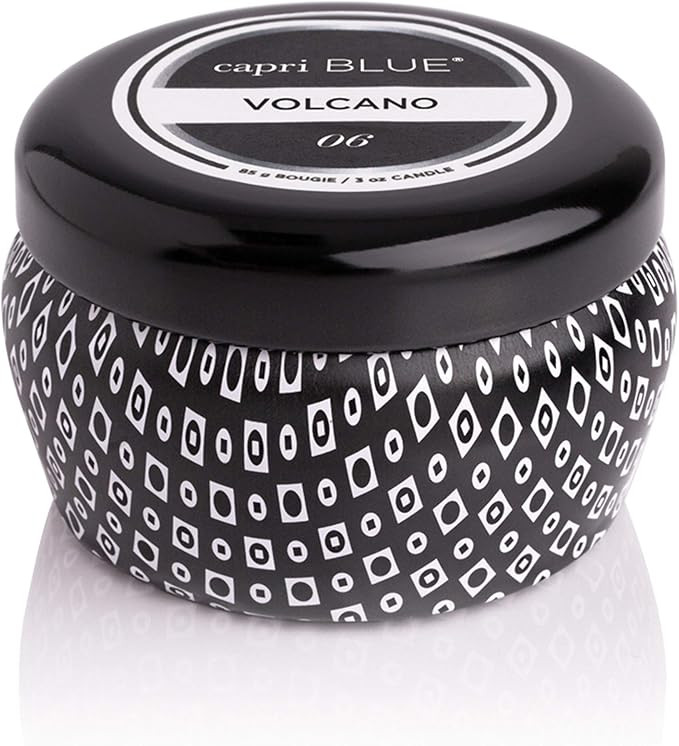 Amazon.com: Capri Blue Scented Candle with Mini Tin Candle Holder - Cotton Wick - Luxury Aromathe... | Amazon (US)