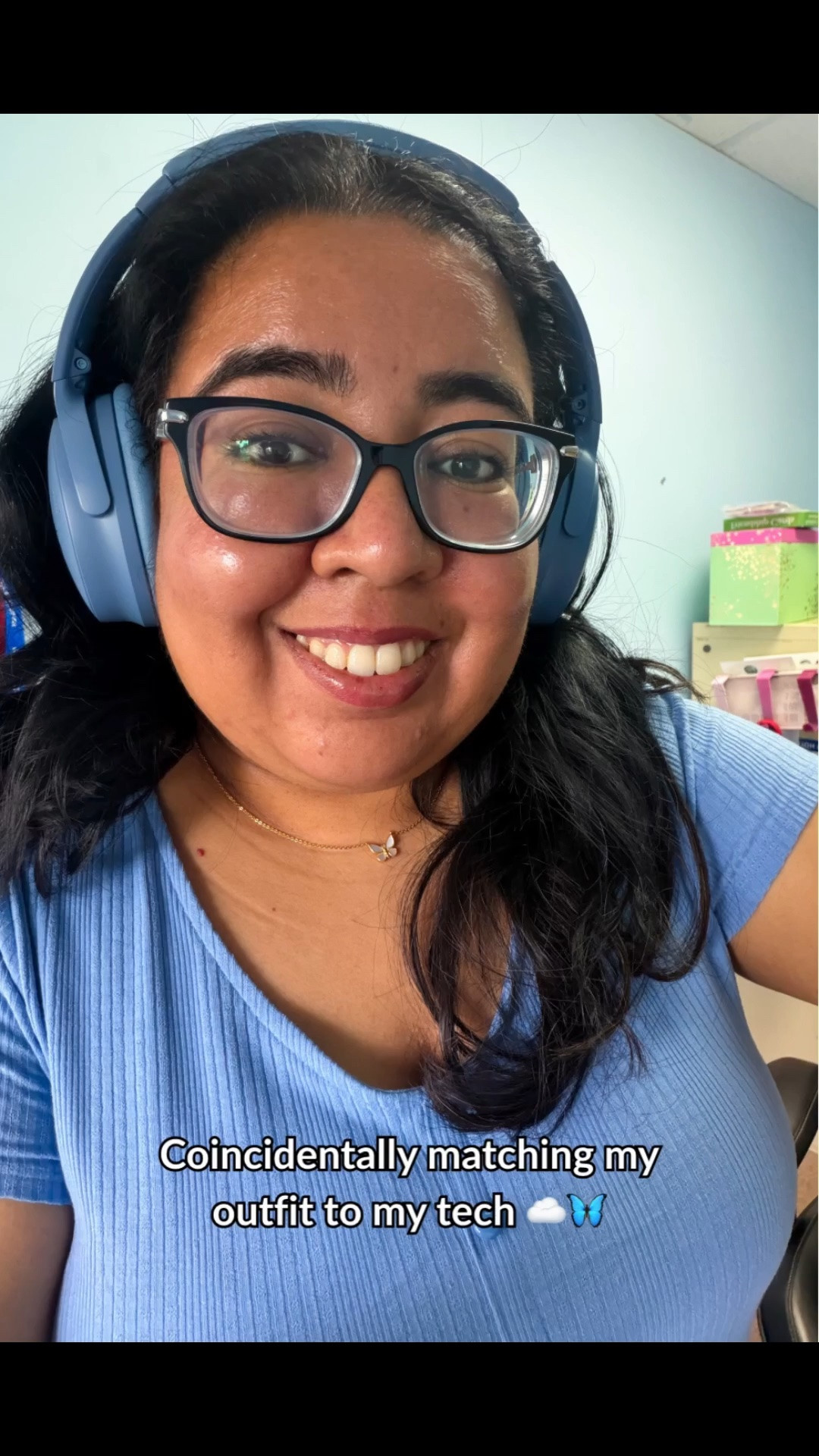 Monochromatic blue spring aesthetic 🦋💎 Coincidentally matching my outfit to my tech today! If you’re looking for a chic, clean girl spring outfit, this soft  blue shade is an absolute must. This casual aesthetic outfit is perfect for working from home, running errands, or cozy days and the over ear headphones are the most comfortable ones I’ve ever tried!

#LTKWorkwear #LTKMidsize #LTKootd