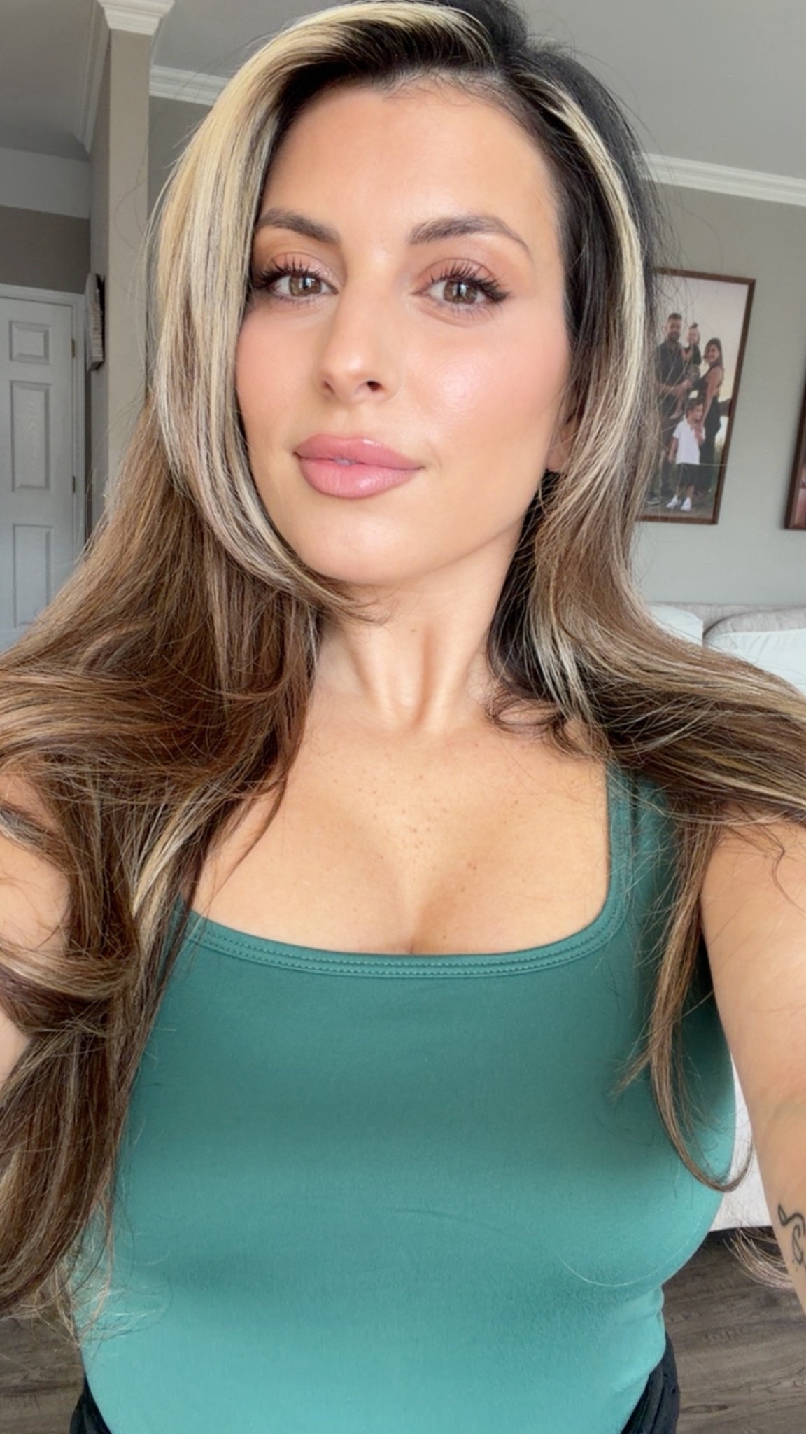 Natural lighting, NO filters! 
This new MP foundation is amazing 
I’m shade 110 N Medium 
Concealer is Patrick Ta- fair golden neutral 
Lip is YSL- 44 

#LTKgrwm #LTKBeauty