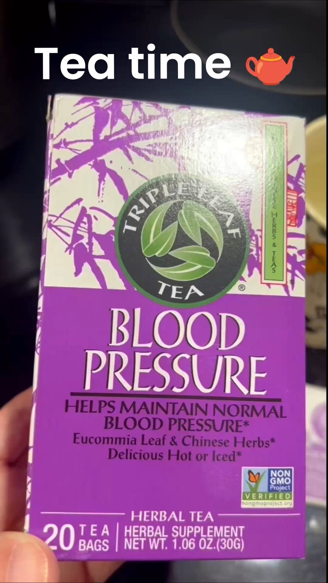 Trying this new tea that helps maintain blood pressure. It tastes really good and is very relaxing 😎

#LTKdayinmylife #LTKmorningroutine #LTKselfcare