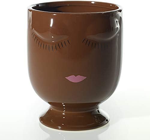 AC Decor Celfie Vase (5.5"x 6.75"Large, Chocolate) | Amazon (US)