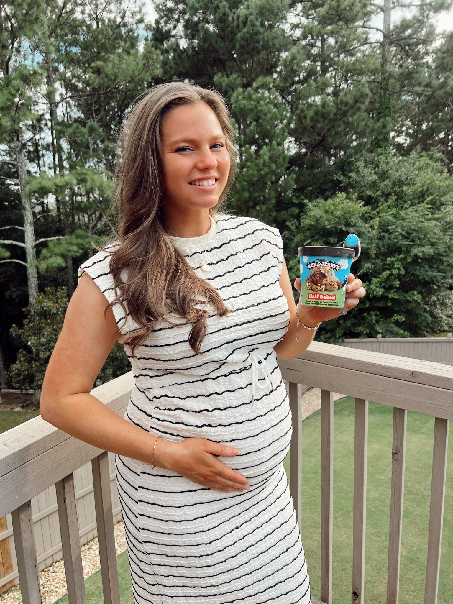 Pic from when I was halfway through this pregnancy! Now only a couple more months to go🥹🩵

#LTKmomlife #LTKBump #LTKBaby