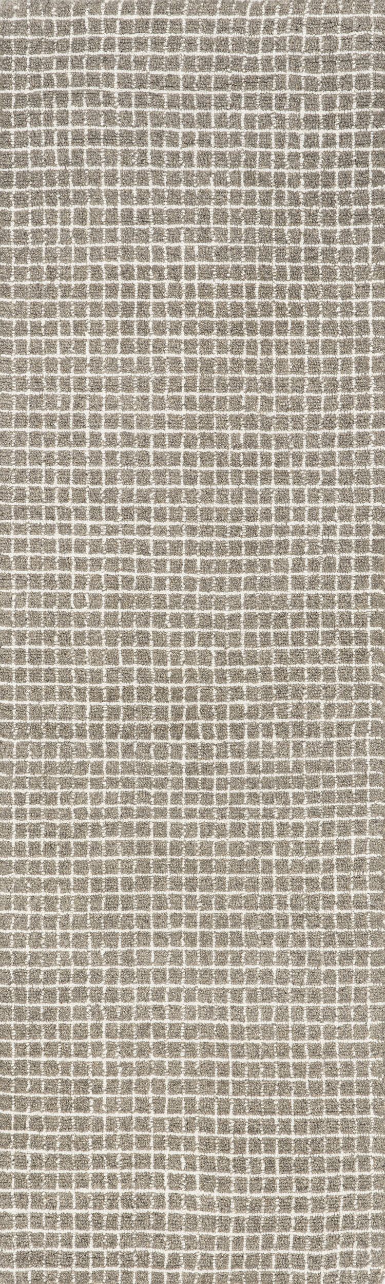 Melrose Checked Rug | Grey | Rugs USA