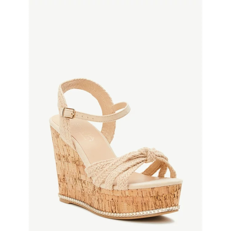 Time and Tru Women's Espadrille Wedge Sandals | Walmart (US)