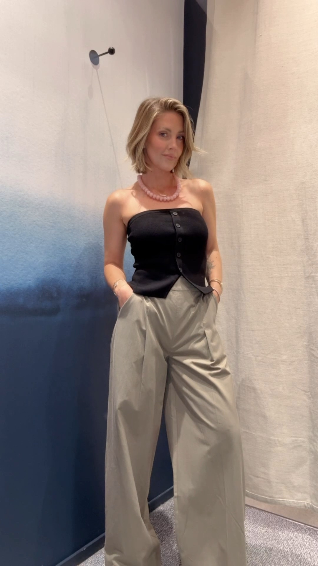 XS top / love these pants but they run big and didn’t have my size, definitely size down! Linking the skirt they have shown with this tube top that is super cute!

#LTKootd #LTKPetite #LTKOver40