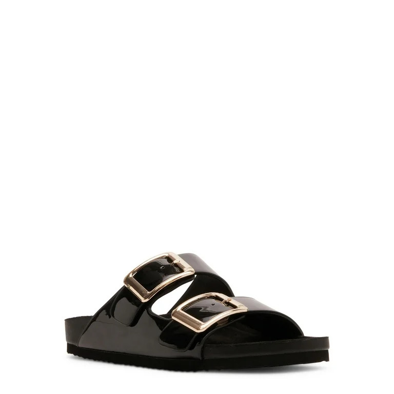 Madden Girl Women's Bodie Two Strap Footbed Sandals | Walmart (US)