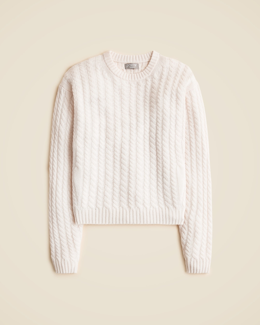 Perfect cashmere cable-knit crewneck sweater | J. Crew US