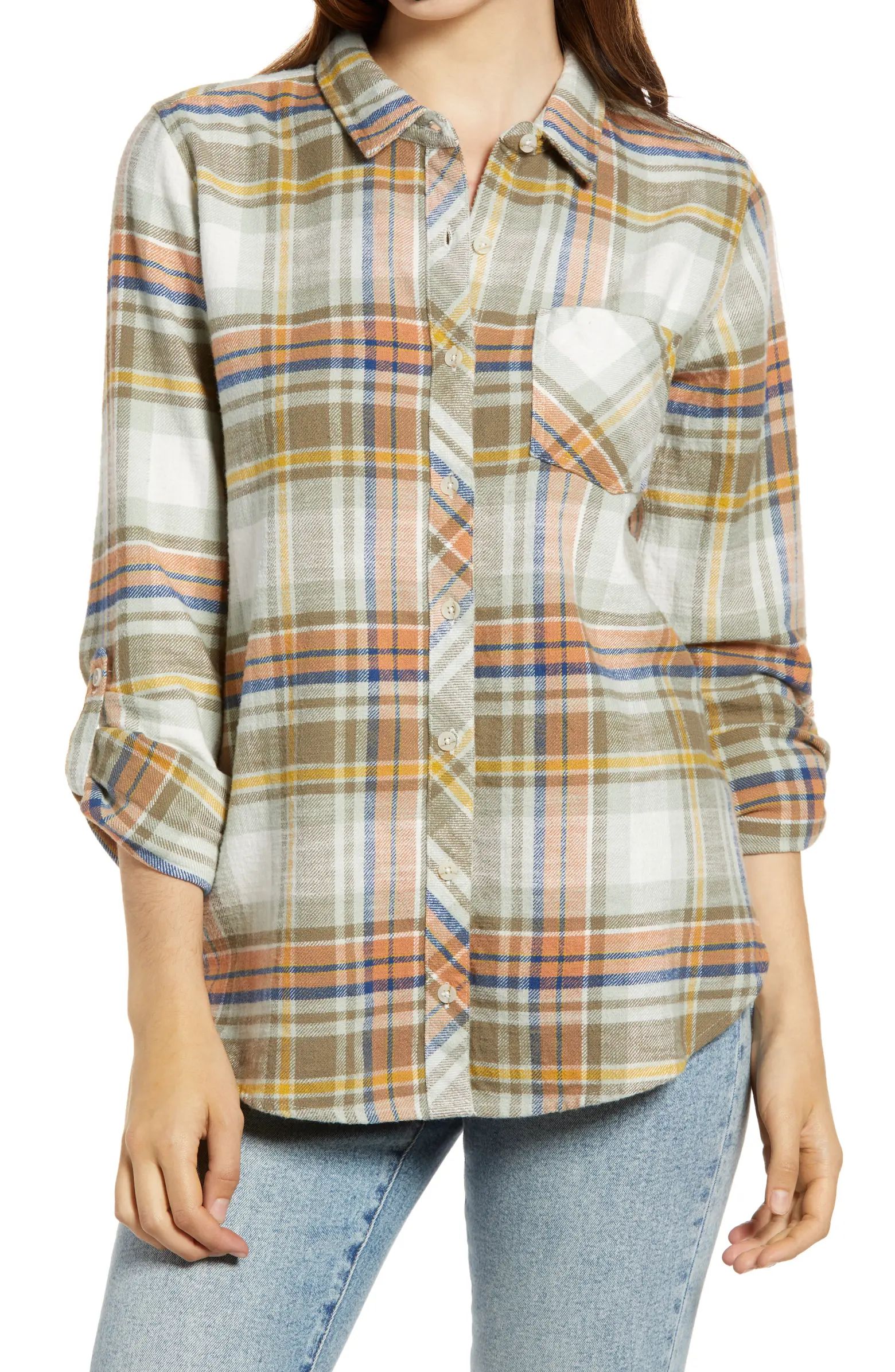 Wendalyn Plaid Organic Cotton Women's Shirt | Nordstrom