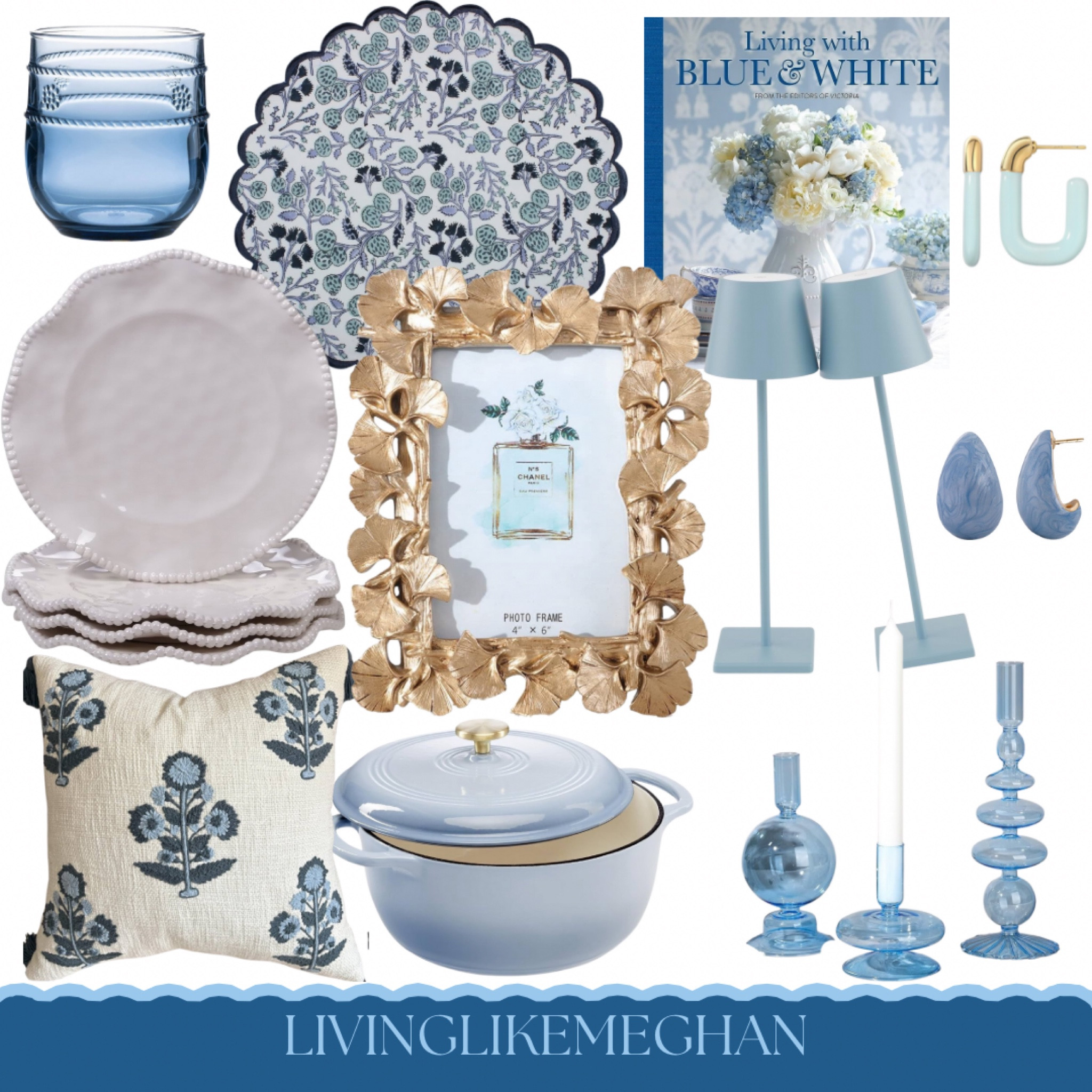 Amazon weekly finds - blue and white edit






Blue and white, embroidered pillow, grandmillennial, classic style, candle holder, cordless lamp, rechargeable lamp, statement earrings, book, scalloped edge, placemat, plates, pearlized plate, cup, drinking glass, cornflower blue, gold frame, Dutch oven, Amazon, Amazon finds, Amazon home, Amazon kitchen

#LTKFindsUnder100 #LTKHome #LTKSaleAlert