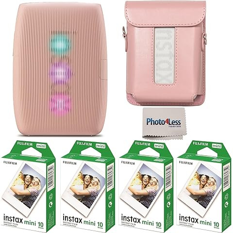 FUJIFILM Instax Mini Link 2 Smartphone Printer Bundle 2025 - Soft Pink | Amazon (US)