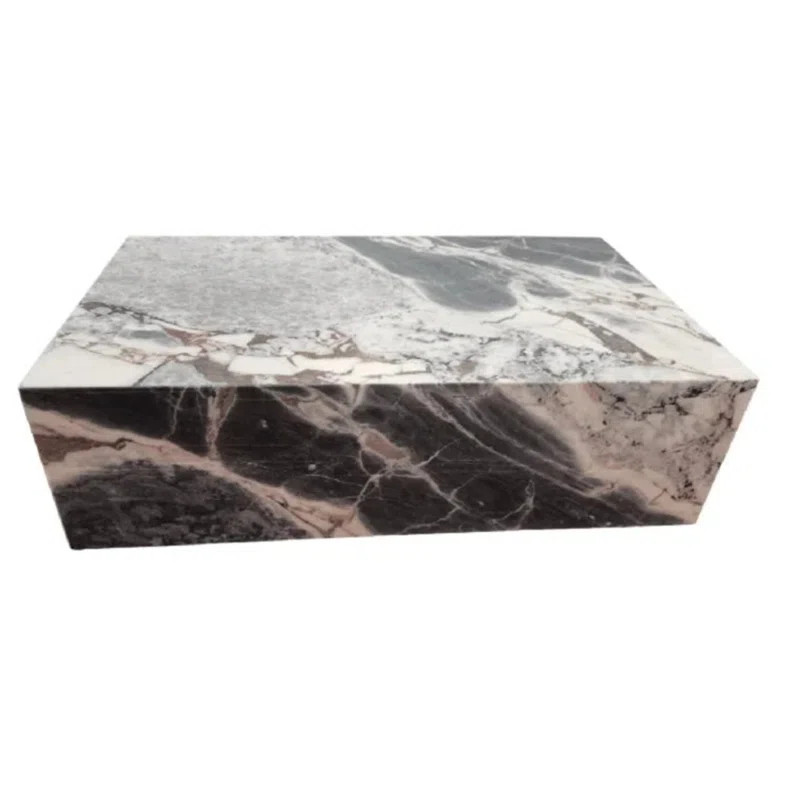 Emrie Genuine Marble Block Coffee Table - Galaxy Marble | Wayfair North America
