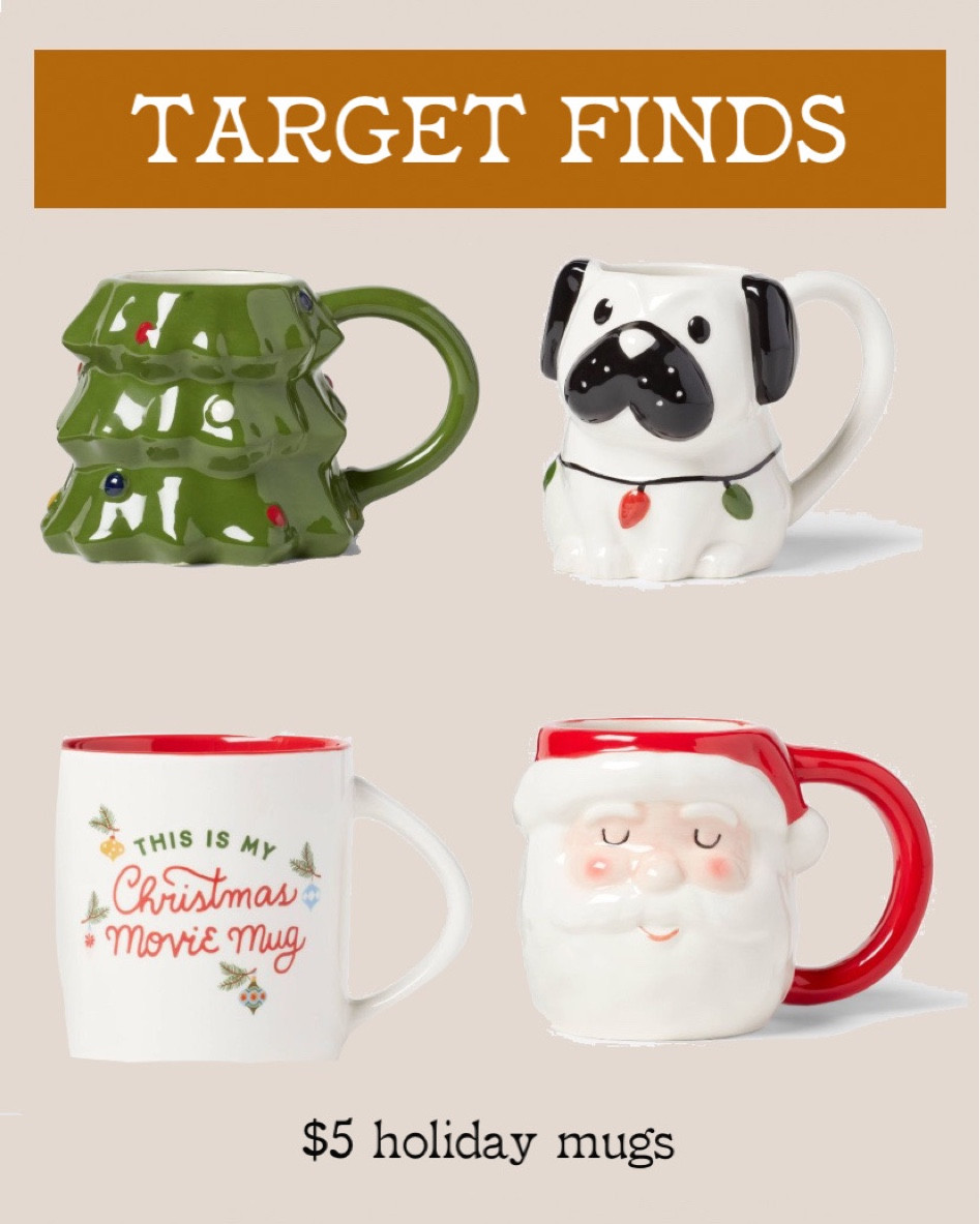 Target finds! Christmas mugs, 

Christmas, holiday, Etsy, sale alert, amazon finds, target finds, sweater, Christmas sweater, cozy, kids pajamas, Christmas pajamas, family pjs, holiday pajamas, kids pjs, pjs, pajamas, matching family outfits, pajamas, old navy, kids, kid, toddler, family, mom, family matching, baby, sweater, old navy, plaid pajamas, target finds, mug, affordable,

#LTKHoliday #LTKsalealert #LTKhome
