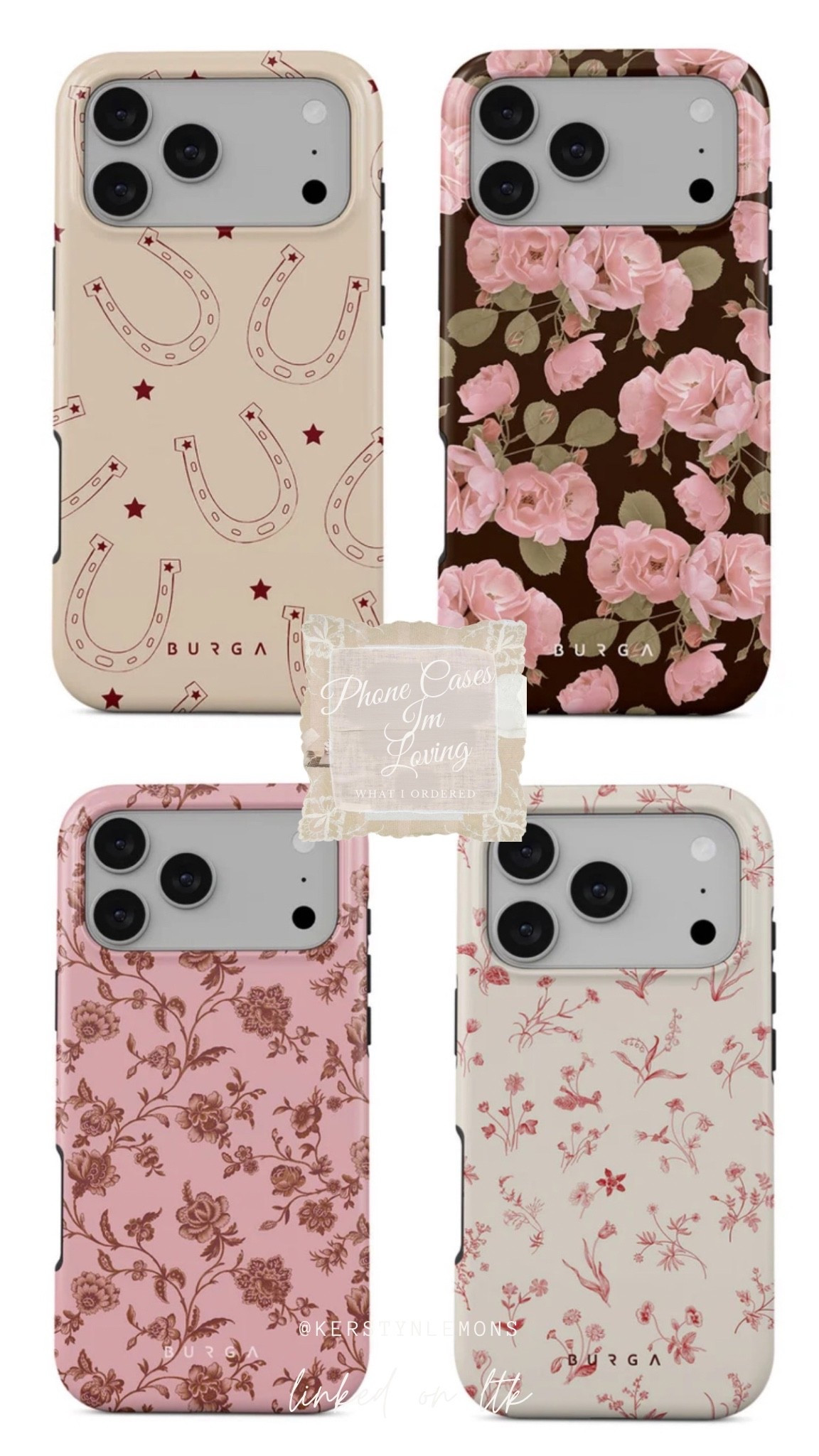 some phone cases I’m snagging 💓 @Burga #ad 

so excited to be partnering with them 🤭

#LTKU #LTKvlog #LTKmorningroutine