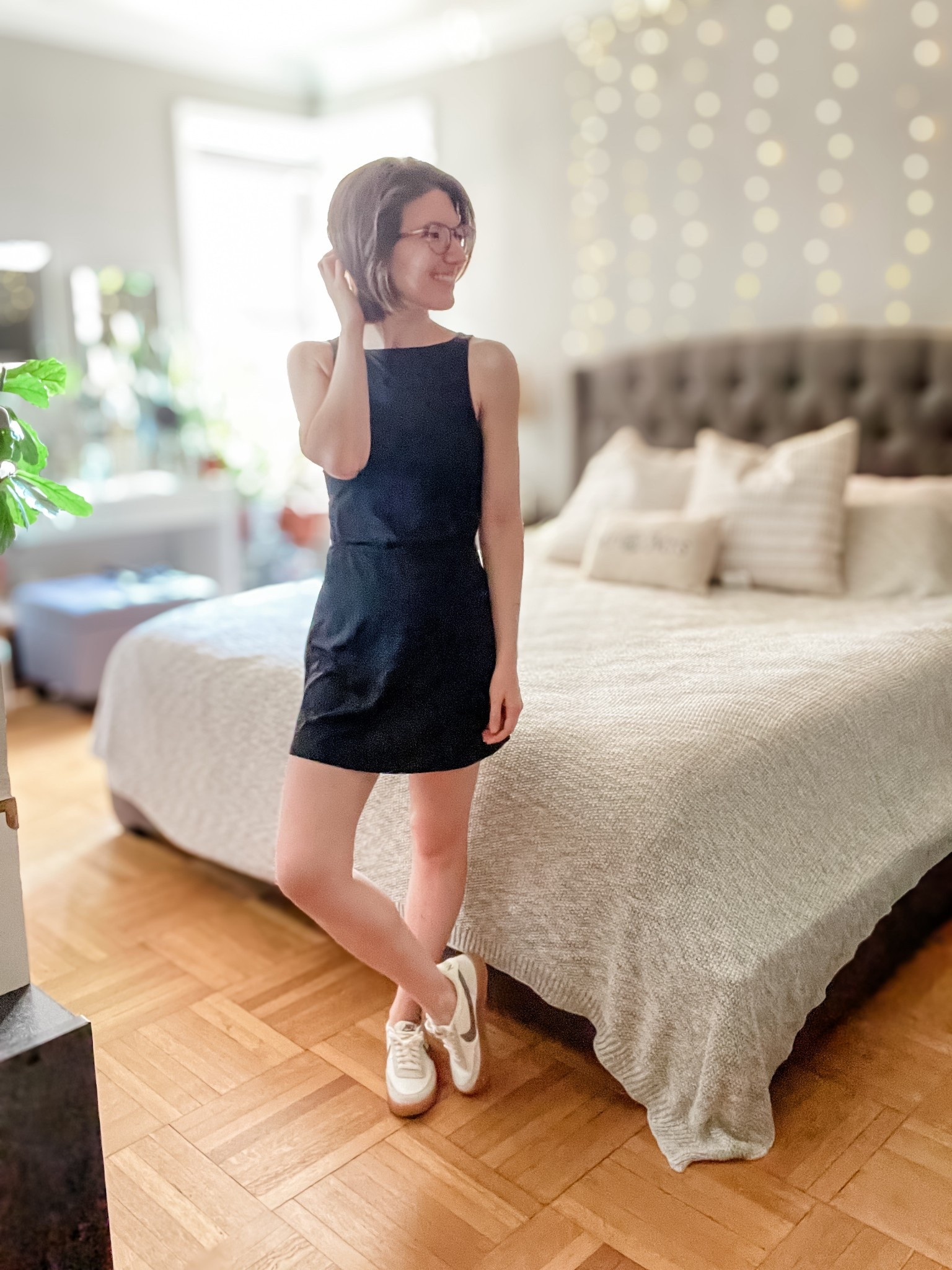 Dress: TTS
Sneakers: TTS