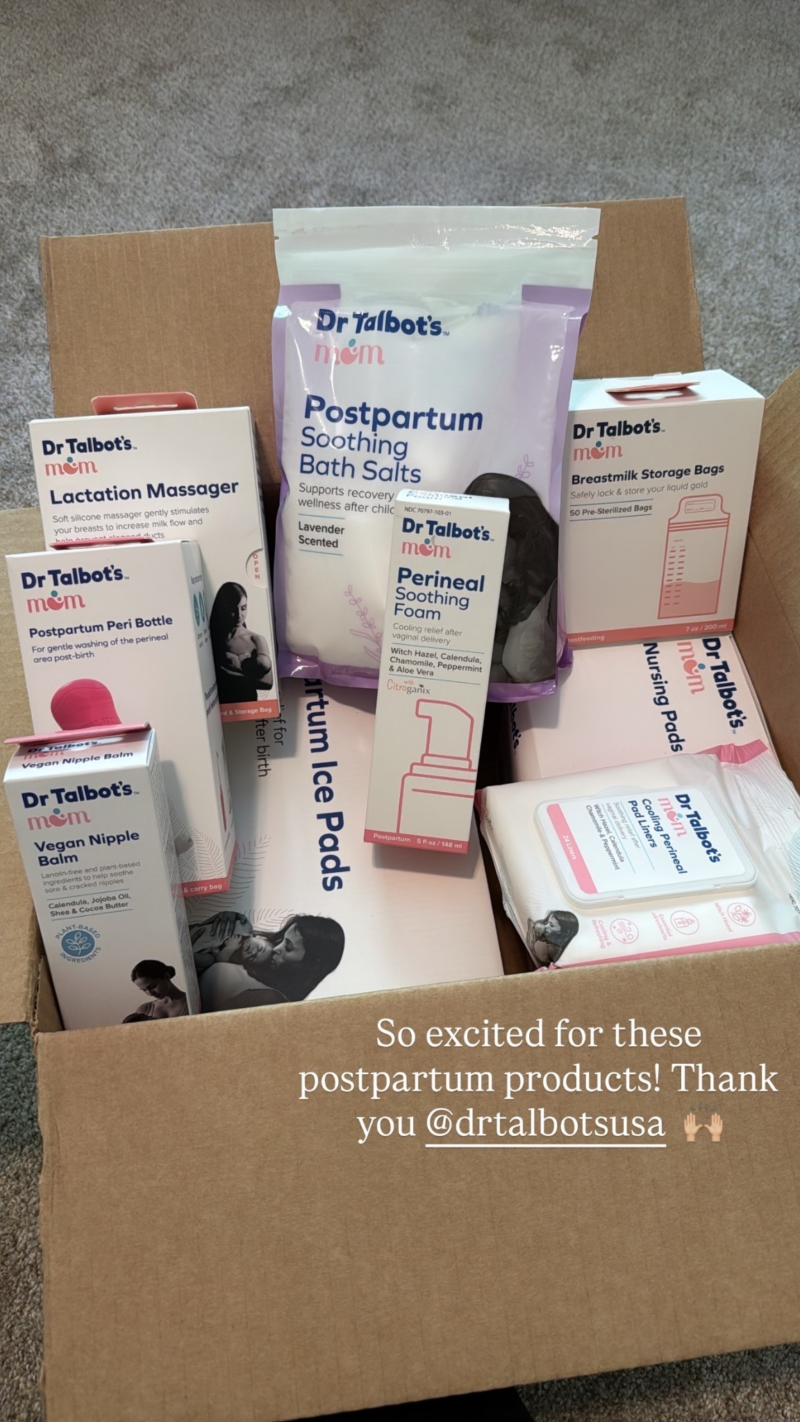 So excited for these postpartum products! Thank you @drtalbots 🙌🏼

#LTKmomlife #LTKBaby