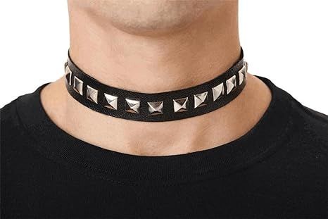 amscan 840712 Black Choker with Silver Studs | 1 Piece, Gold, One Size | Amazon (US)