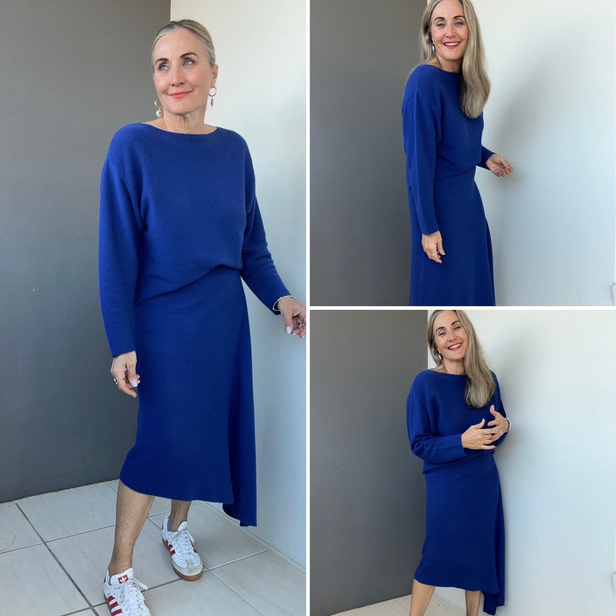 Winter knitwear need never be dull.
Skirt: size M
Top: size M


#LTKover50style #LTKwinter #LTKaustralia