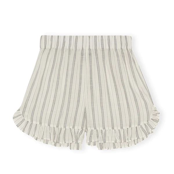 Light Stripe Shorts, Egret | The Avenue