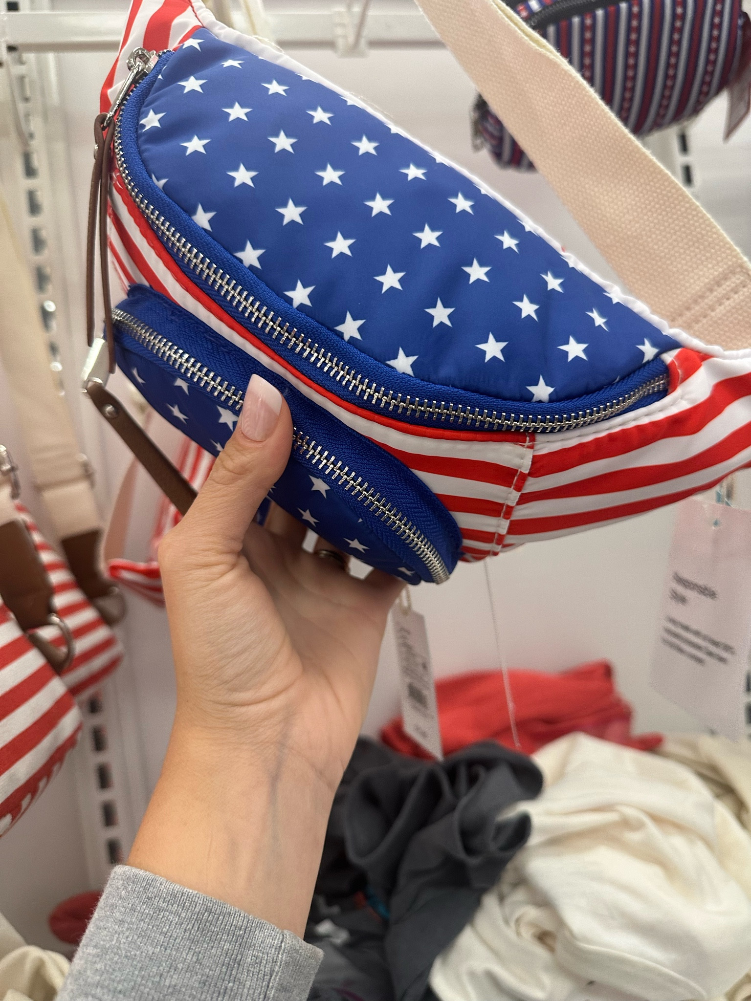 Americana belt bag for the 4th of July ❤️🤍💙

Target bag, Target finds, Fourth of July 

#LTKStyleTip #LTKFindsUnder50 #LTKSeasonal