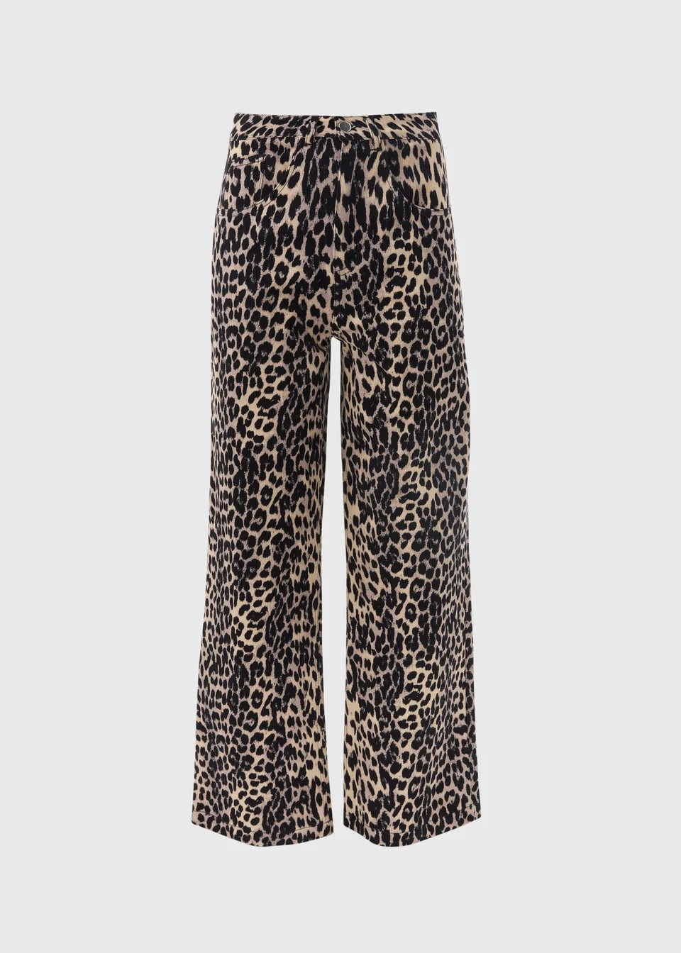 Brown Leopard Print Jeans - Size 14 | Matalan (UK)